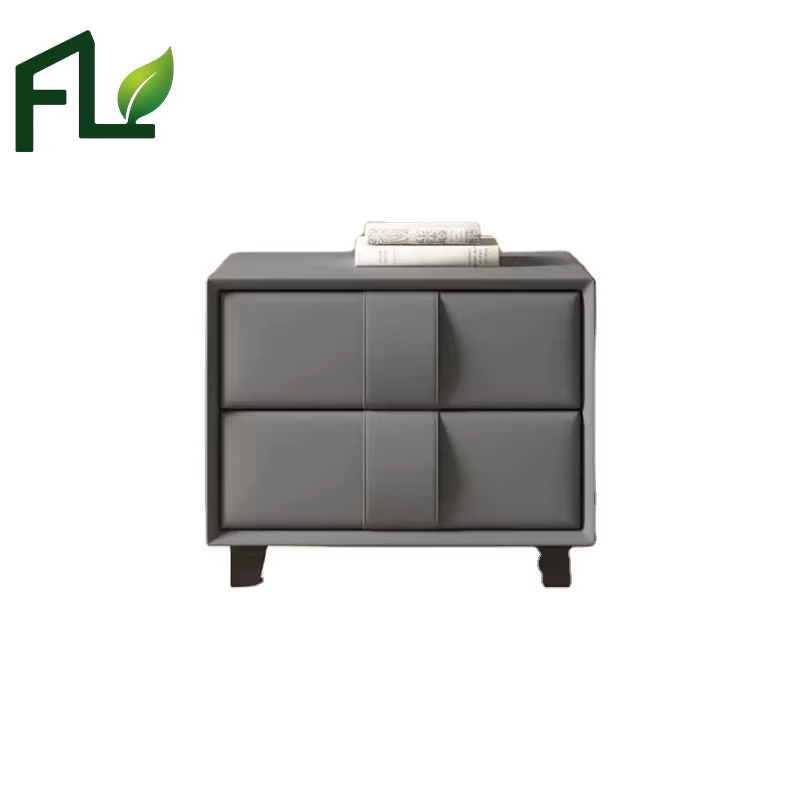 Factory Wholesale Scandinavian Modern Furniture Home Furnishings Hotel Bedroom Furniture Storage Cabinets Bedside Tables