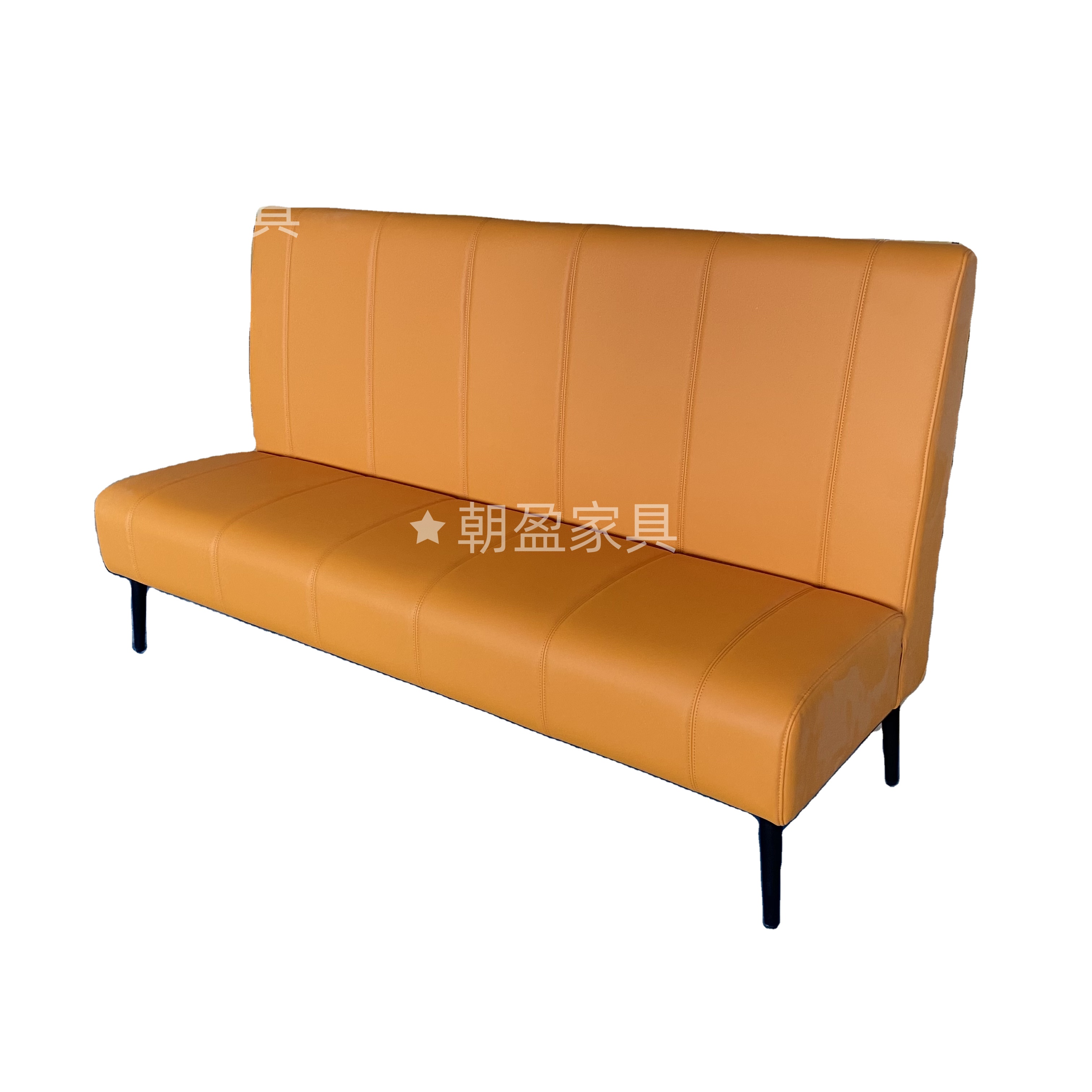 Simple Style Booth Seating Restaurant Furniture Coffee Shop Sofa Bench Comfortable Linear Booth Seating